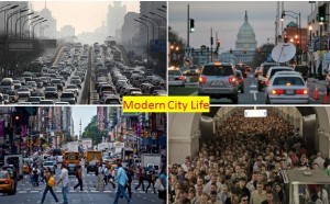 modern city life